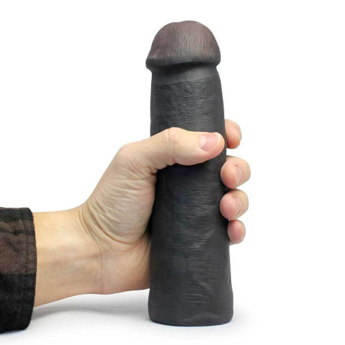 Mega Black Penis Enlarging Sleeve 22cm.