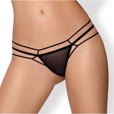 Obsessive Strappy Thong Black