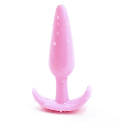 Naughty Toys Small Medium Jelly soft T-type PINK plug 10 cm
