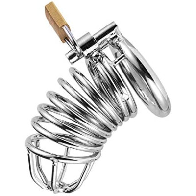 Small - Medium Stainless Steel Chastity Penis Cage