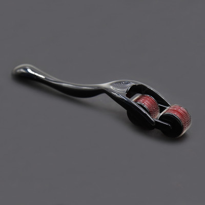 BDSM Black Red Pinwheel with 2 Rotating Spike Rollers