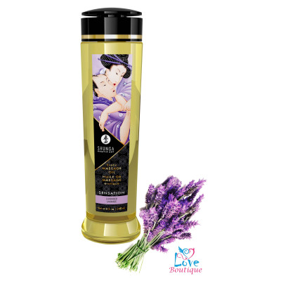 Shunga Sensation Lavender Massage Oil 240ml