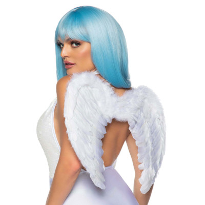 Leg Avenue Marabou Feather Angel Wings White