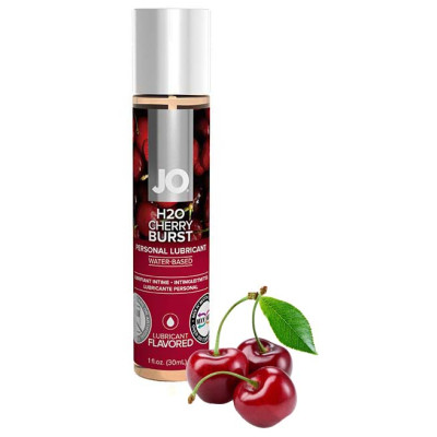 System JO Cherry Burst Flavored Water Based Lubricant 30 ml