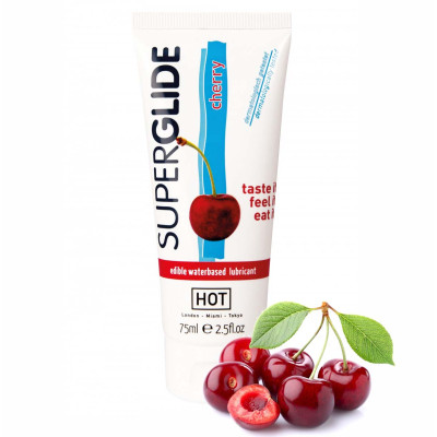 Edible Superglide Lube Cherry 75ml