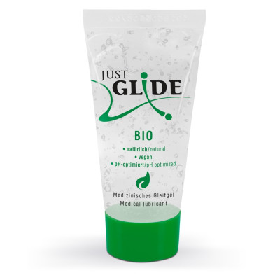 Φυσικό Βιολογικό Βίγκαν λιπαντικό με βάση το νερό Just Glide 20 ml