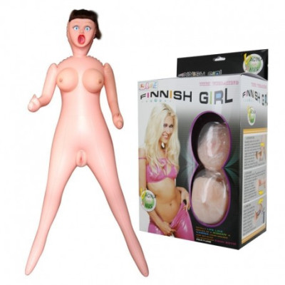 Finnish Girl Inflatable Sex Doll with Vibration with Voice