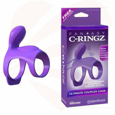 Δονούμενο Δαχτυλίδι Πέους για Ζευγάρια C-Ringz