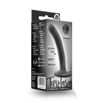 Temptasia Twist Silicone Dildo with Suction Cup Small