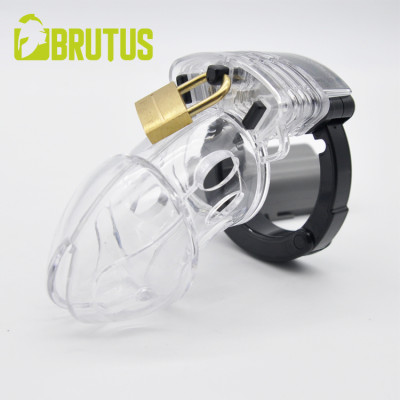 BRUTUS Alpha Chastity Cage Clear One size