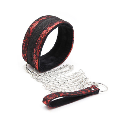 Naughty Toys Red Collar with Leash
