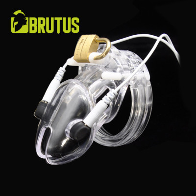 BRUTUS Volt Electro Chastity Cage Clear