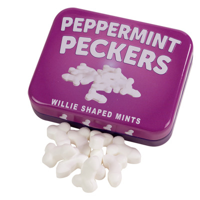 Peppermint Peckers Mini Willie Shaped Mints 30g