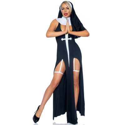 Leg Avenue Sultry Sinner Nun Costume