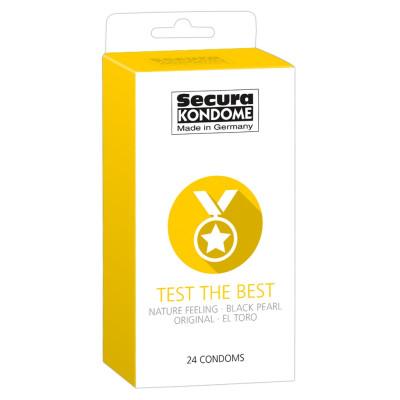 Secura Test the Best 24 Condoms