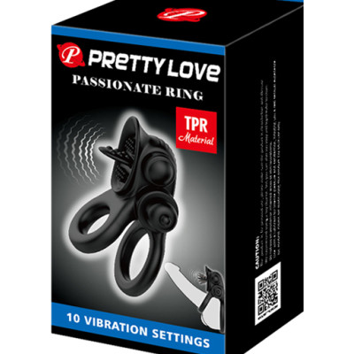 Pretty Love Passionate Vibrating penis ring ONE SIZE