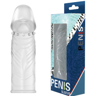 Crystal Clear Cock Sleeve Penis Extension 14 cm