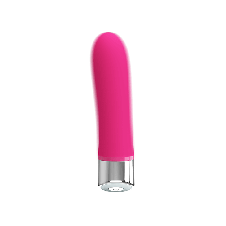 Pretty Love Sampson Silicone Vibrator Pink 12 cm