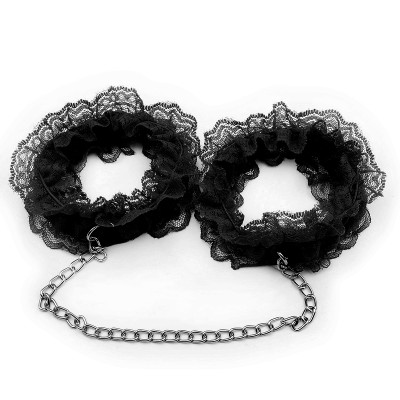 Naughty Toys Lace Handcuffs with Chain