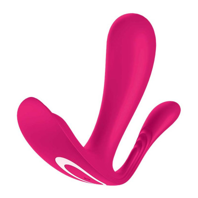 Satisfyer Top Secret PLUS Wearable Vibrator with Anal Stimulator PINK