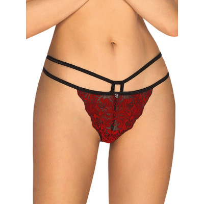 Obsessive Sugestina Lace Panties with Straps