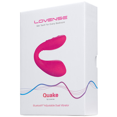 Lovense Quake adjustable dual vibrator with phone App