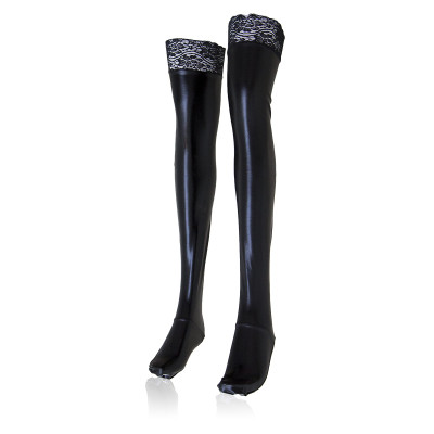 Μαύρες Φετιχιστικές Κάλτσες με Δαντέλα Naughty Toys