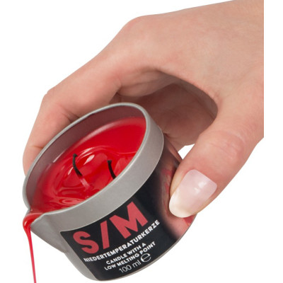 S M Red candle 100ml 