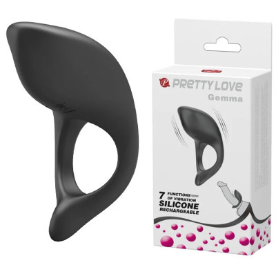 Pretty Love Gemma Rechargeable Vibrating Cock Ring