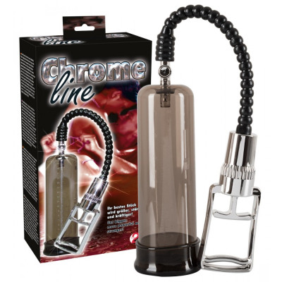 Chrome Line Penis Growth and Enlargement Pump