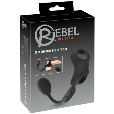 Rebel Cock Ring with RC Butt Plug