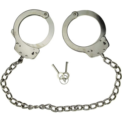 Naughty Toys Large adjustable metal ankle and wrists cuffs with locks