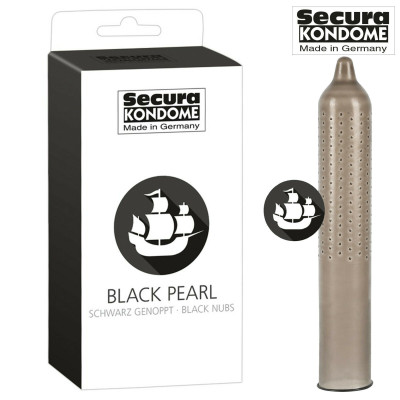 Secura Black Pearl 24 Condoms