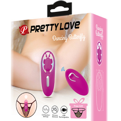 Pretty Love Dancing Butterfly G-string lay-on remote controlled vibrator