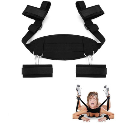 Naughty Toys Position Master with strap belt support and Cuffs