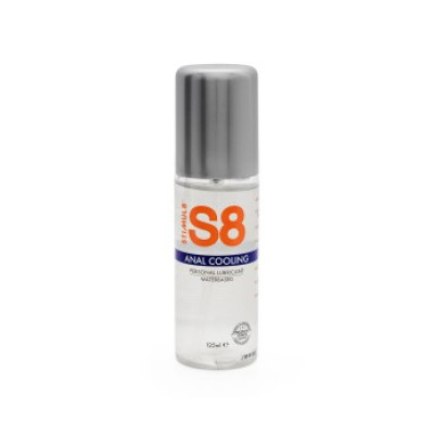 S8 Water Based Cooling Anal Lube 125ml