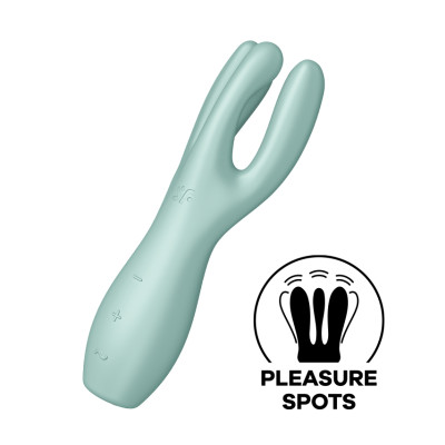 Satisfyer Threesome 3 clitoral/vaginal vibrator mint
