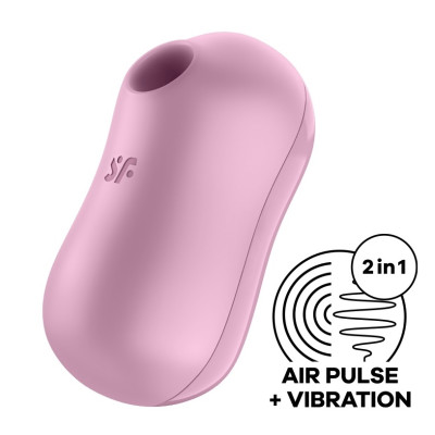 Satisfyer Cotton Candy clitoral vibrator pink