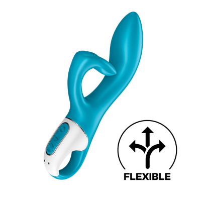 Satisfyer Embrace me clitoral vaginal and G-Spot vibrator turquoise