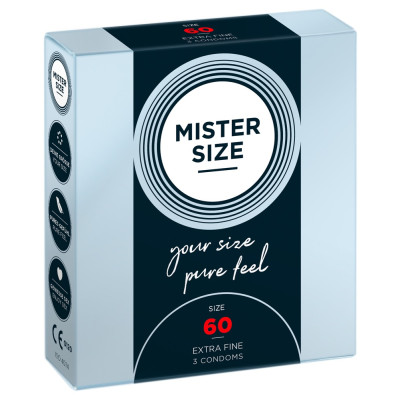 Mister Size 60mm condoms 3 pieces