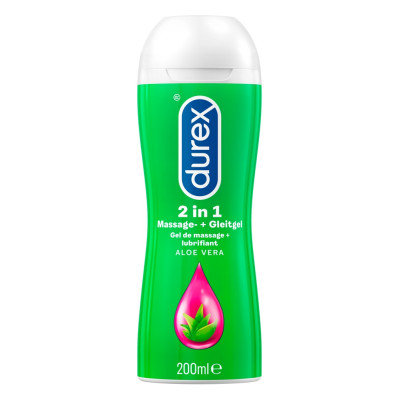 Durex 2 in 1 massage-lube gel 200 ml