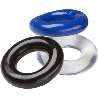 Stay hard Triple Donuts Cock ring Set