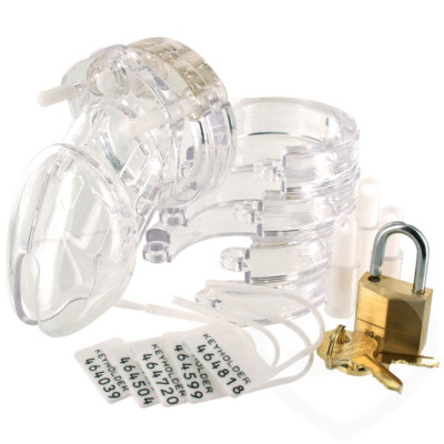 CB6000 Male Chastity Kit Clear NEW