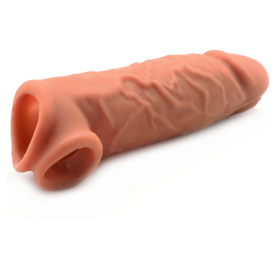 Super soft Stretchy Penis sleeve with ball strap 15 cm