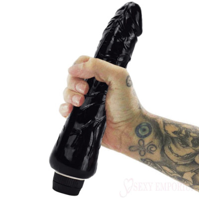 TOYBOY Hercules Black dildo vibrator 18 X Ø 4.5 cm