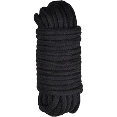 Naughty Toys Bondage cotton soft Rope 20 Meters BLACK