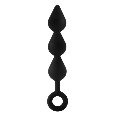 FantASStic XL Triple Drop Plug Black 26cm x Ø 4,4cm