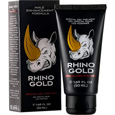 Διεγερτικό τζελ μεγένθυνσης πέους Rhino Gold Gel 50ml