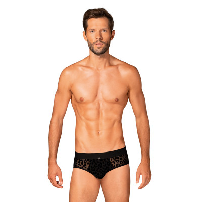 Obsessive Azmeron Briefs with Leopard Motifs