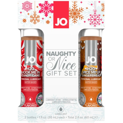System JO H2O Lubricant Naught or Nice Set 2 X 30ml